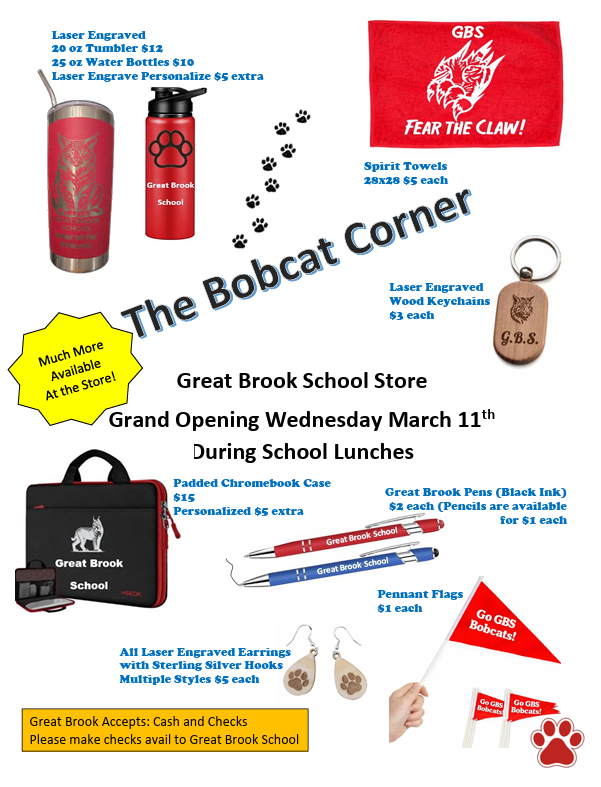 Introducing our school store: Bobcat Corner!